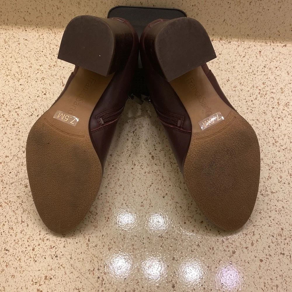 Franco Sarto Burgundy booties - Picture 6 of 6